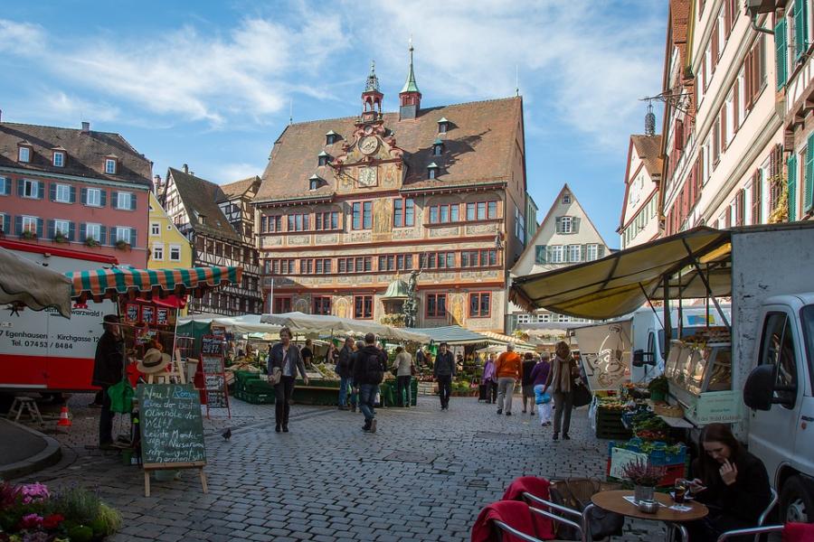 Marktplatz in Tübingen